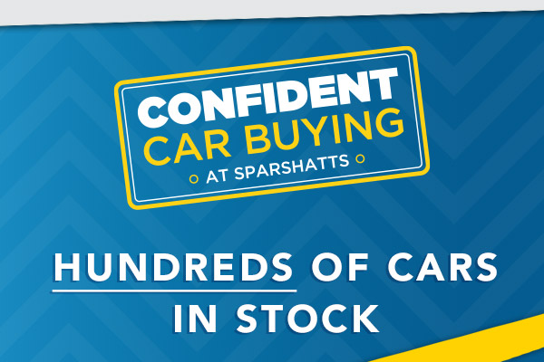 Over 500 used cars available at Sparshatts